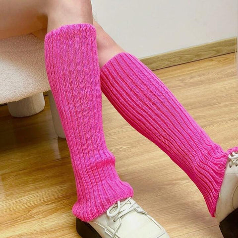 Knit Knee Leg Warmers