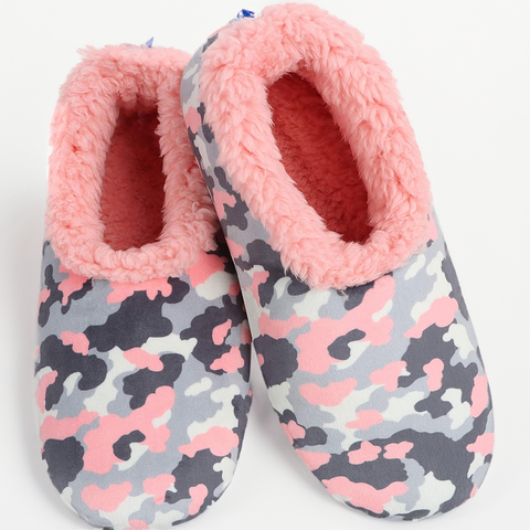 Pink Camo Slippers
