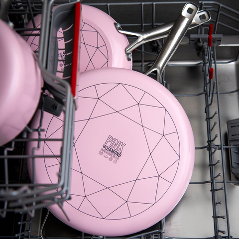 PinkSmart™ Ceramic Cookware Set (12 Piece Set)