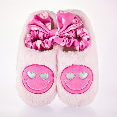 Pink Slippers Valentine Set