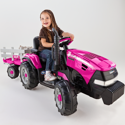 PinkSmart™ Kids Tractor Ride-On