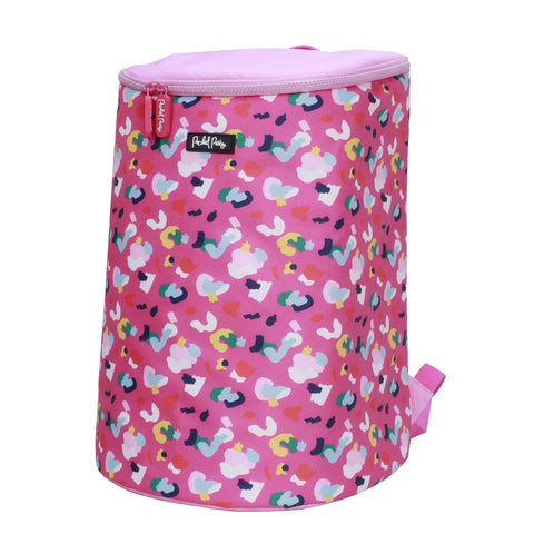 Lovely Leopard Soft Backpack Cooler Pink