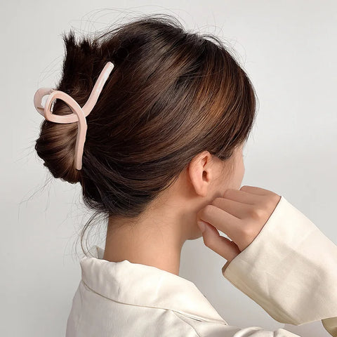 Korean Pink Department Lovely Girl Shark Hairpin Spring and Summer Elegant Temperament Hairpins Hair Claws Hair Accessories