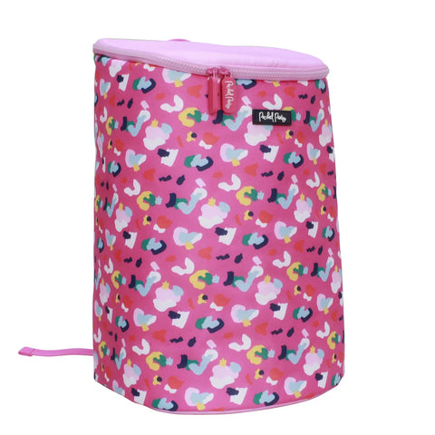 Lovely Leopard Soft Backpack Cooler Pink