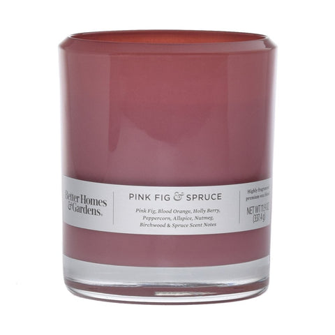 Pink Fig & Spruce 12Oz Scented 2-Wick Candle