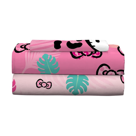 Kids Twin Sheet Set, Pink, Sanrio