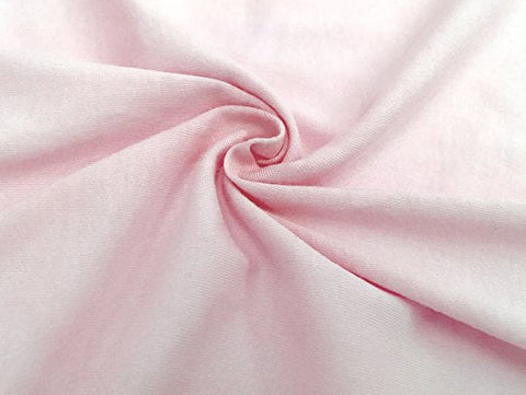 100% Cotton Jersey Knit Fitted Bassinet Sheets, Pink 3Pk