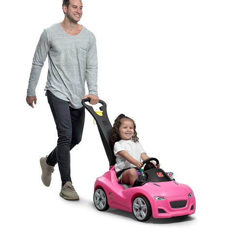 Whisper Ride Cruiser Pink Toddler Push Car and Ride on for Toddlers