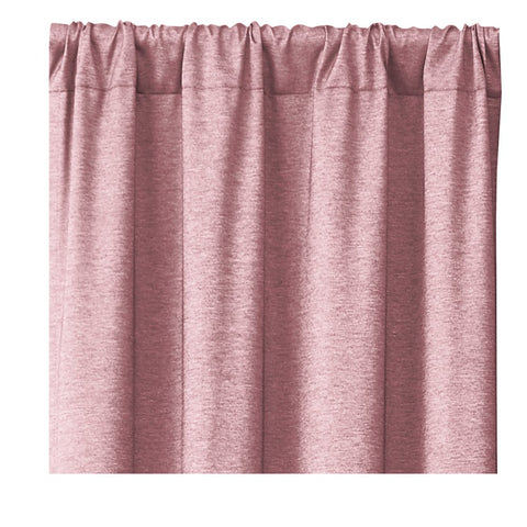 Chambray Pink Blackout Window Curtain Panel Pair, 38" X 63"