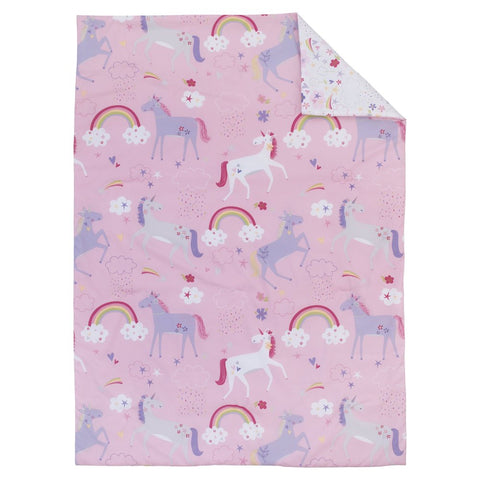 4-Piece Toddler Bedding Set, Pink, Unicorn