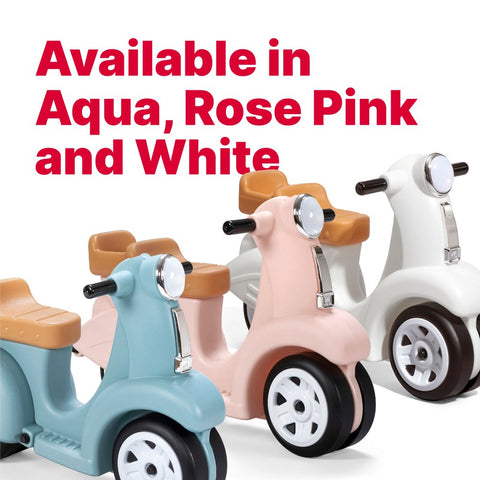 Ride along Pink Scooter Foot to Floor Ride on Toy for Toddlers