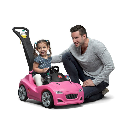 Whisper Ride Cruiser Pink Toddler Push Car and Ride on for Toddlers
