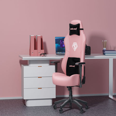 Phantom 3 Pink PVC Leather PC & Racing Gaming Chair