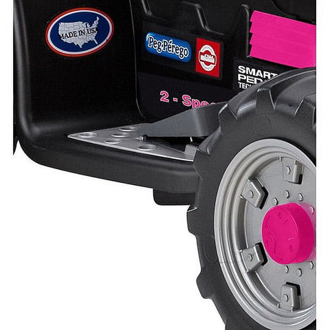 Case IH Magnum Tractor and Trailer Girls' 12-Volt Battery-Powered Ride-On, Pink