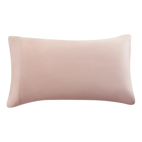 300 Thread Count Pink Cotton Sateen Pillowcases, King, 2