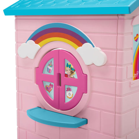 Plastic Indoor/Outdoor Playhouse with Easy Assembly by , Pink