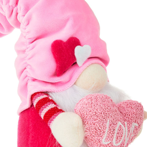 Valentine'S Day Pink Gnome Plush Decor, 11", by !