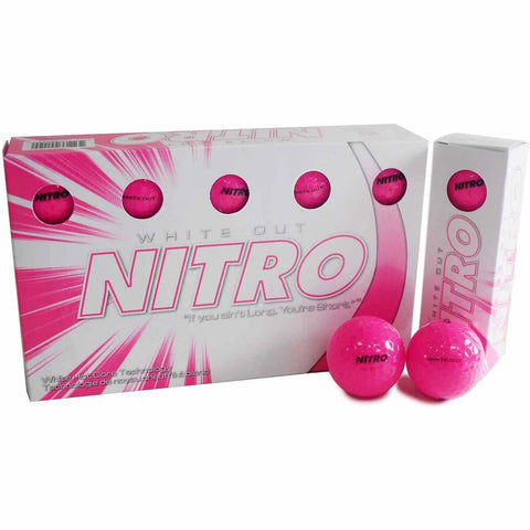 Golf Balls, Pink, 15 Pack