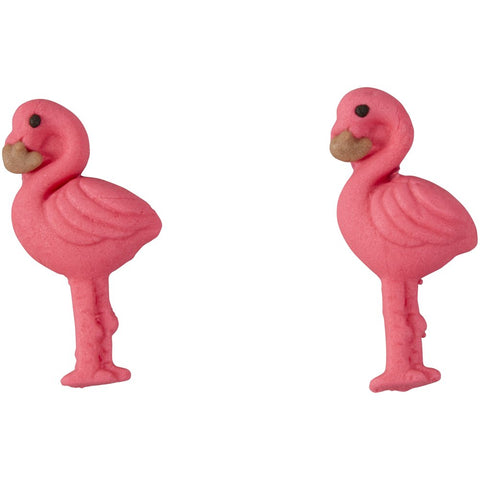 Pink Flamingo Icing Decorations, 12-Count