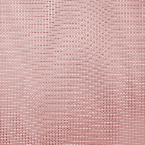 Pink Fabric Shower Curtain, 72" X 72",  Waffle Weave Textured Design